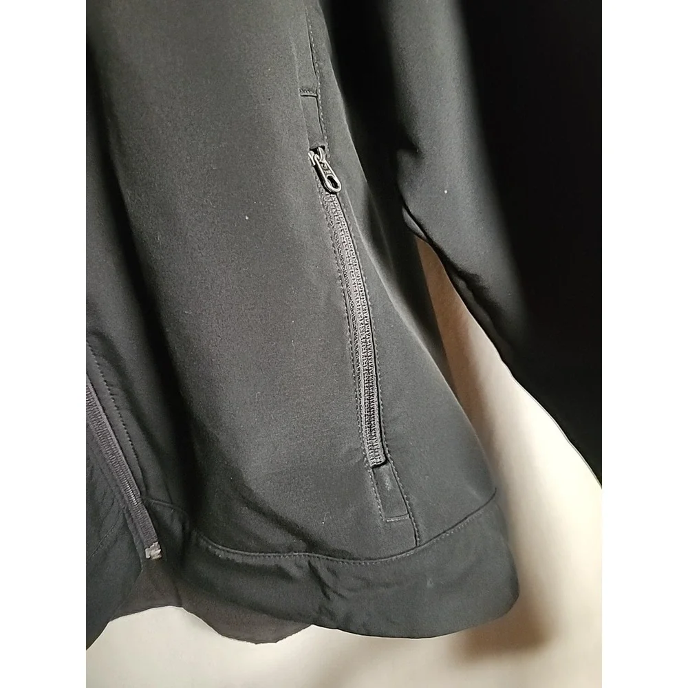 The North Face Apex Bionic Mens Large Black Softshell Windproof Jacket Fleece L